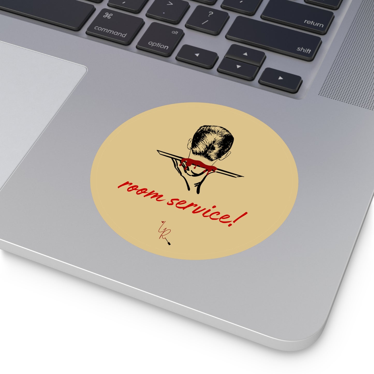 Room Service! Sticker - gold