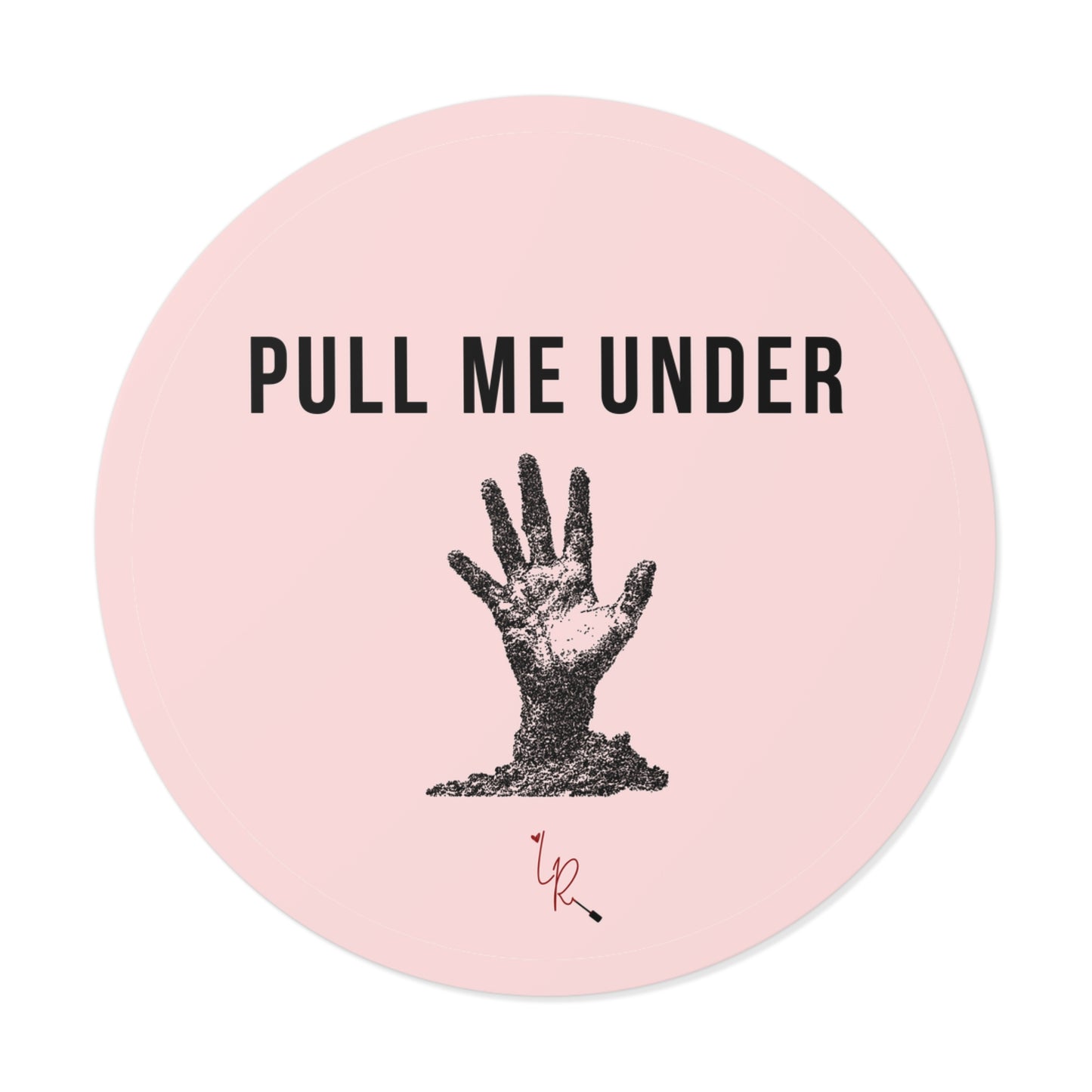 Pull Me Under Zombie Sticker