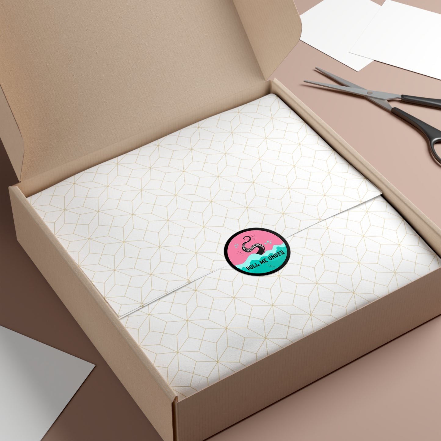 Pull Me Under Tentacle Sticker