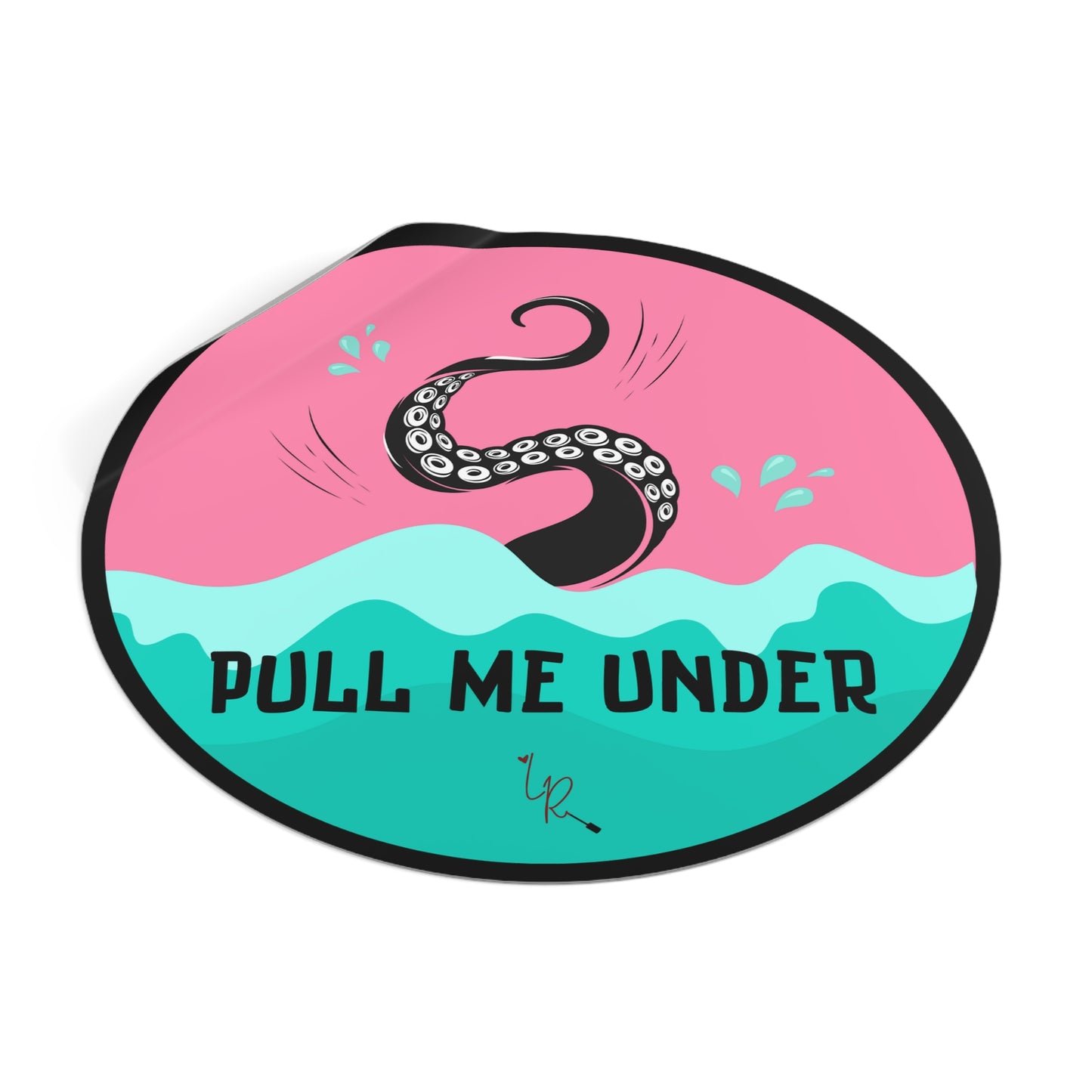 Pull Me Under Tentacle Sticker