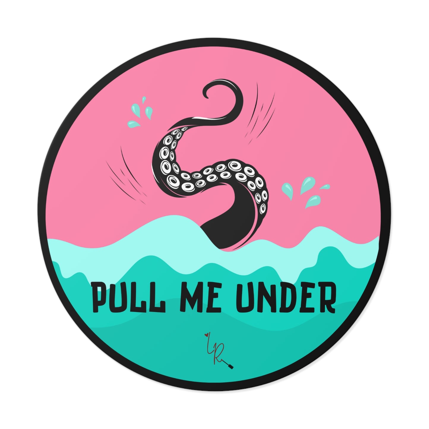 Pull Me Under Tentacle Sticker