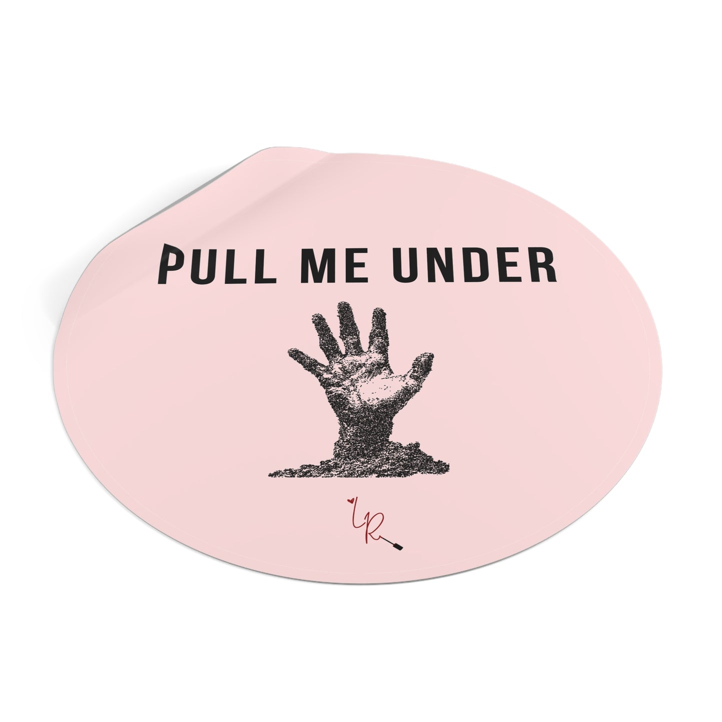 Pull Me Under Zombie Sticker