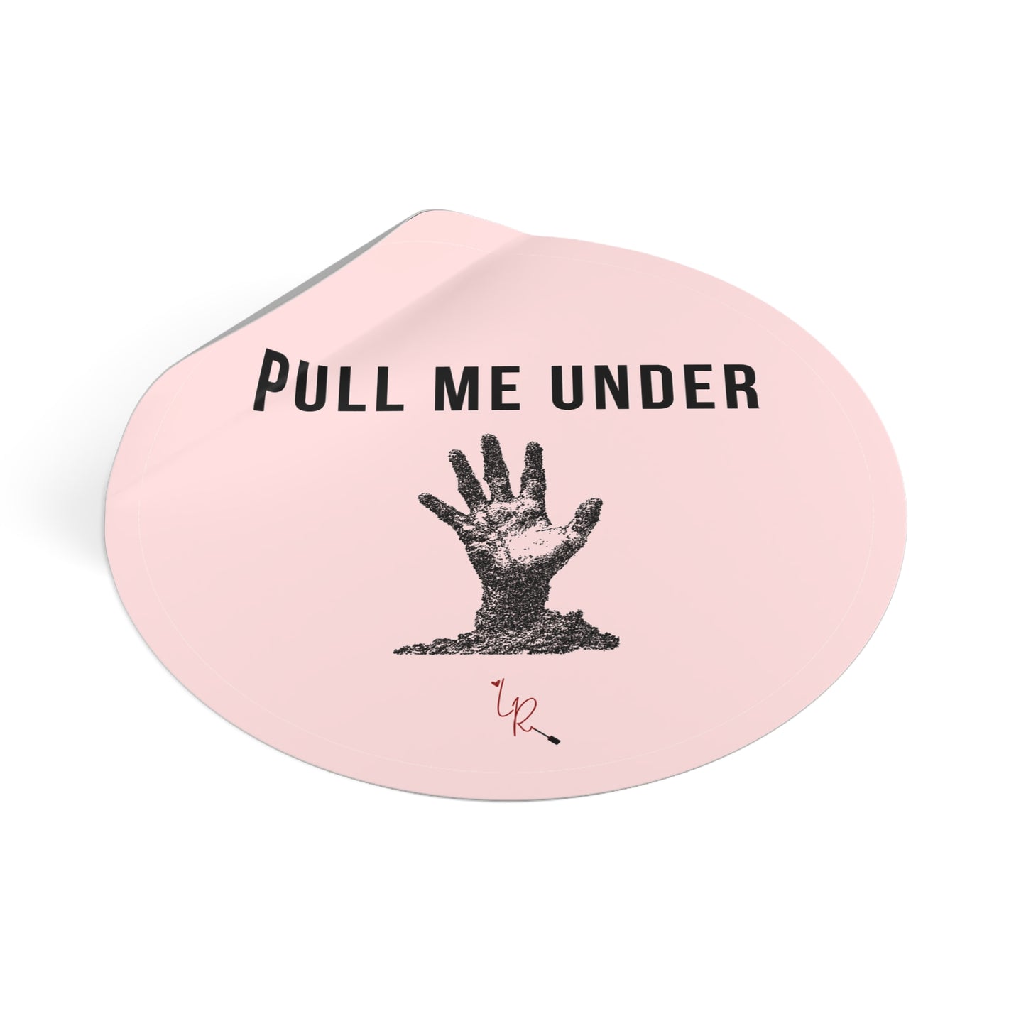 Pull Me Under Zombie Sticker