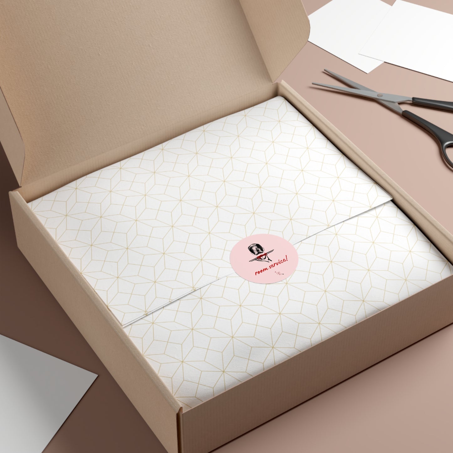 Room Service! Sticker - pink