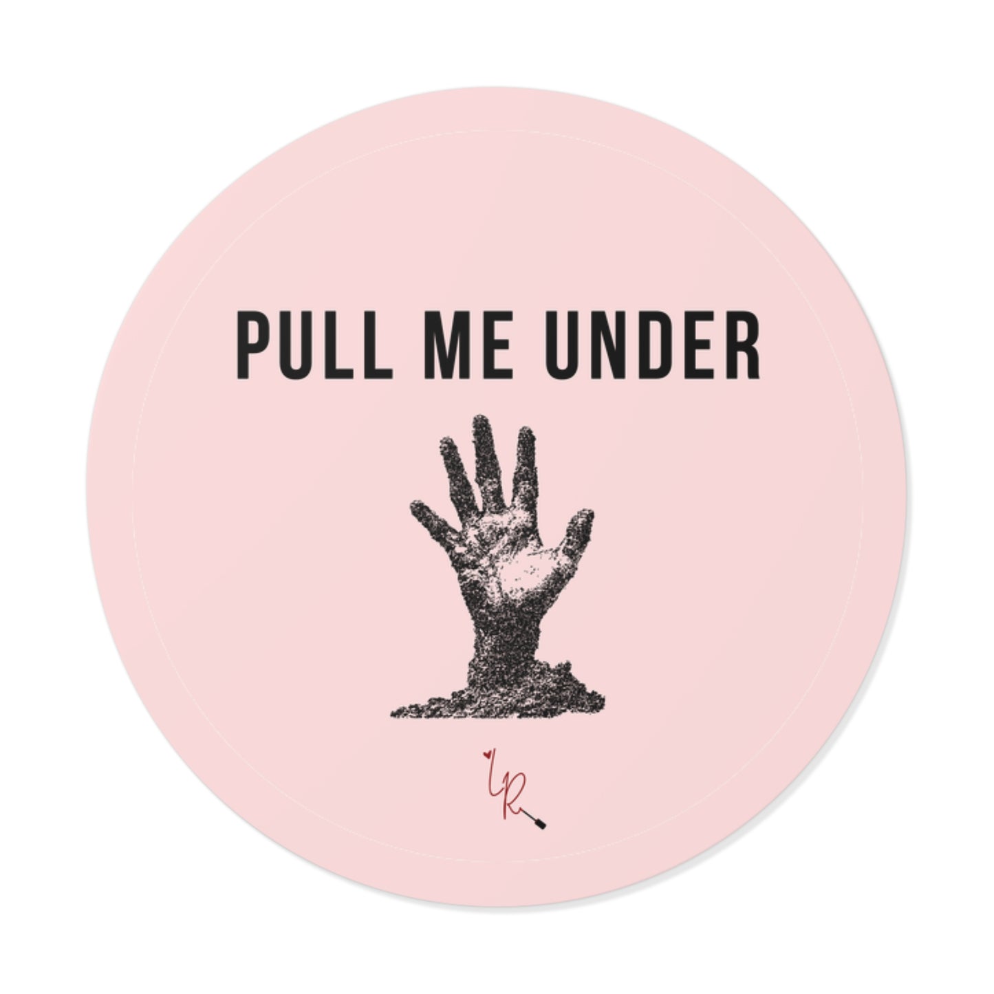 Pull Me Under Zombie Sticker