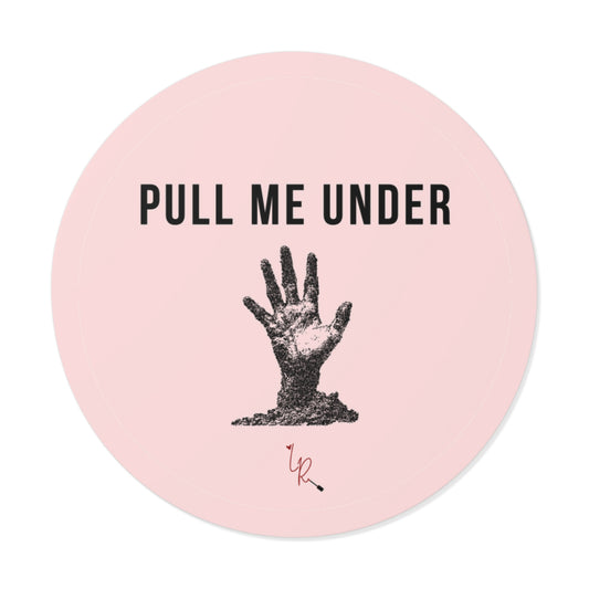 Pull Me Under Zombie Sticker