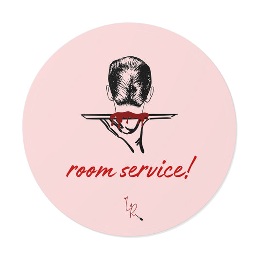 Room Service! Sticker - pink