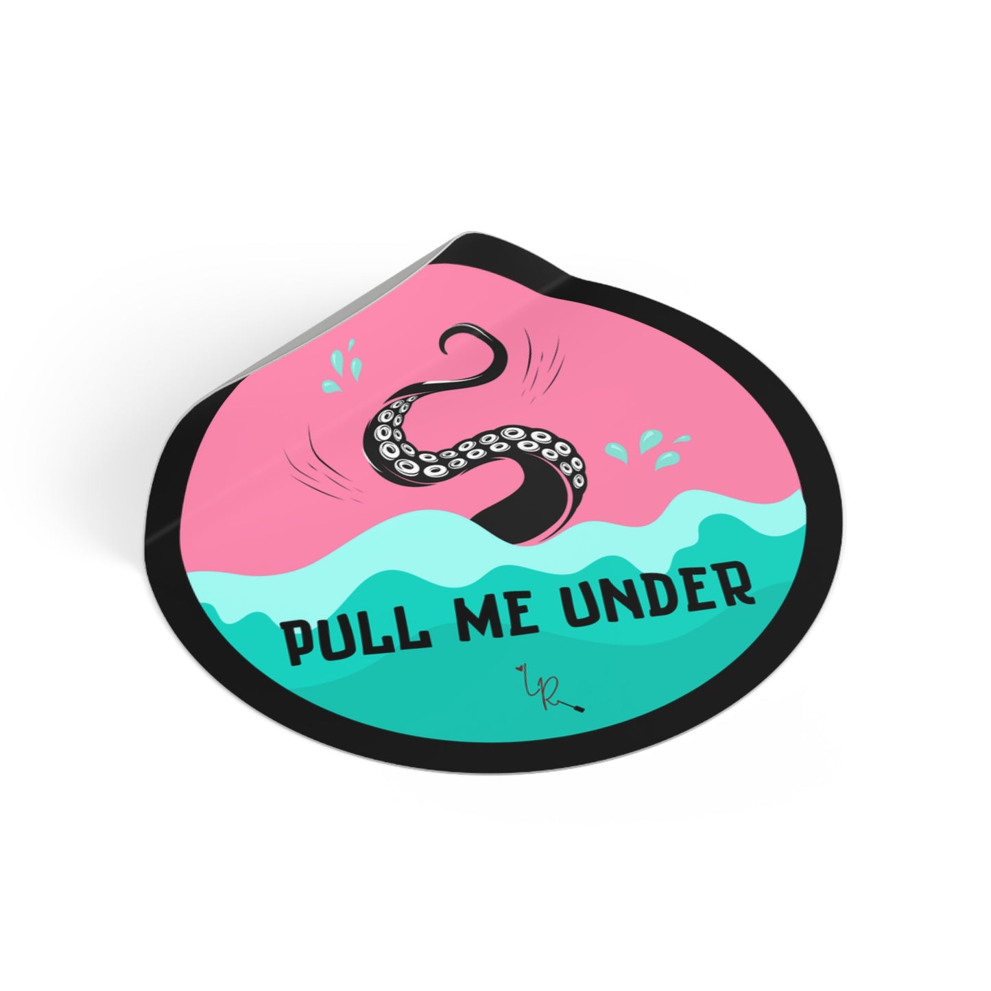 Pull Me Under Tentacle Sticker