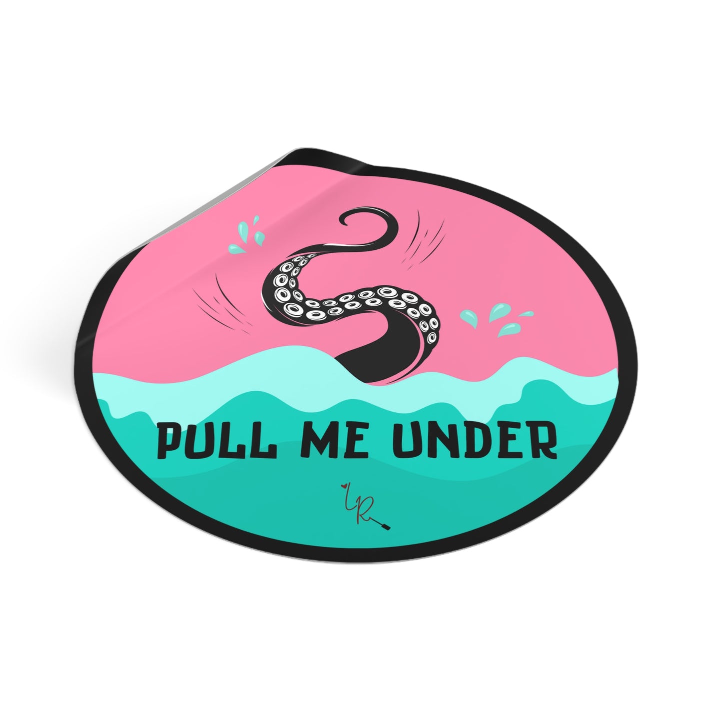 Pull Me Under Tentacle Sticker